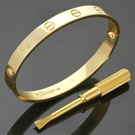 bracelet cartier 3 or|cartier bracelet with screwdriver.